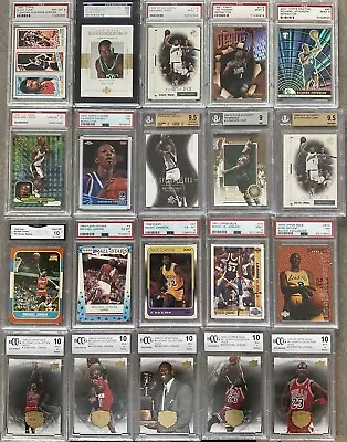 20 Graded Basketball Cards  #d RCs Michael Jordan Kobe Bryant Magic Johnson  • $51