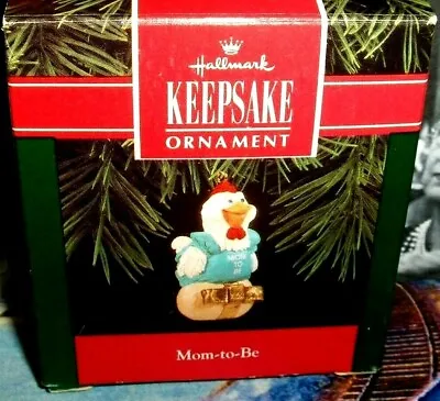Mom To Be`1992`This Chick Is On The Roost`Hallmark Christmas Ornament- Free 2 US • $7