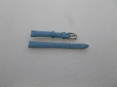 Genuine Michele 12mm  Light Blue Grosgrain  Watch Band Strap Pre-Owned • $12.77