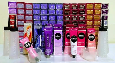 Matrix Socolor Permanent Hair Color 3oz  Prebonded Dye Shade  Choose Your Color  • $8.95