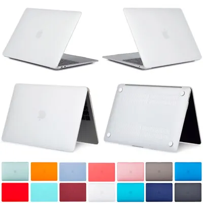 For MacBook Air Pro 13  Case Translucent Matte Crystal Plastic Hard Shell Cover • £12.23