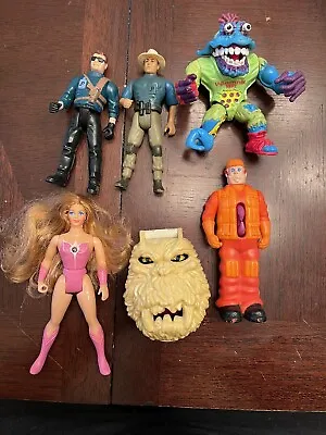 Lot Of Six Toys Mix Vintage 80s 90s TMNT Ghost Busters Jurassic Park She-ra Used • $29.99
