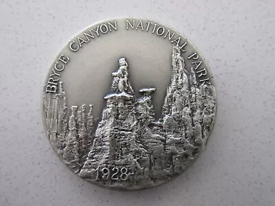 1928 Bryce Canyon National Park Pure Silver Medallion...Medallic Art Co. NY #2 • $71.99