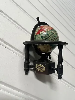 Vintage Pencil Sharpener Spinning Globe On Stand Hong Kong • $5.84