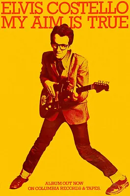 Elvis Costello - My Aim Is True - 1977 - Album Release Promo Poster • $21.99