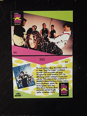 INXS ProSet Super Stars 1 US MusiCards #55 Michael Hutchence • $1.55