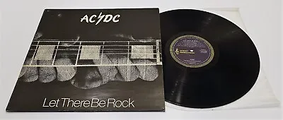 AC/DC Let There Be Rock Vinyl LP Record Alberts Aussie Press Blue Label No Roo • $499