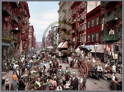 Mulberry Street New York City © 1900 • $9.99