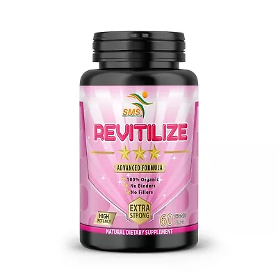 Revitalize Rejuvenation Menopause Relief Supplement Estrogen Balance 60 Capsules • $12.62