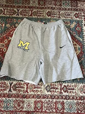 Michigan Football Nike Shorts Vintage 90s Cut Off Sewn • $5