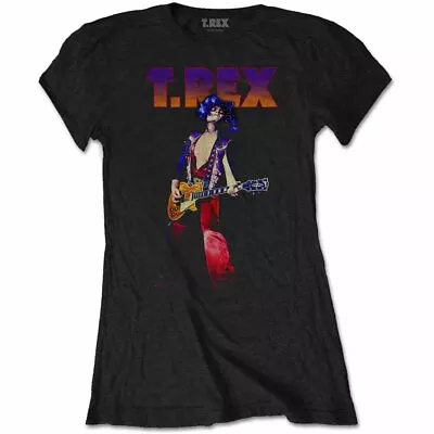 Marc Bolan & T.Rex Ladies T-Shirt Official Licensed Merchandise - Free Postage • $18.89