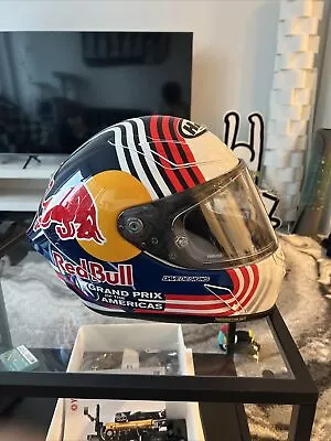 HJC RPHA 1N Red Bull Austin GP Motorcycle Helmet Blue/Red XXL • $439