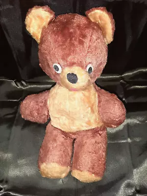 Vintage Googly Eyes Teddy Bear Plus MUSICAL 14  Tall • $29.99