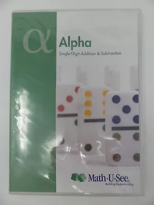 Alpha Single-Digit Addition & Subtraction DVD [Math-U-See] • $37.49