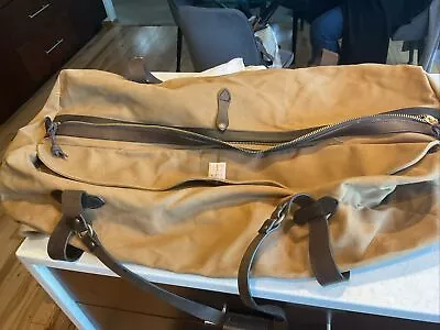 Filson Medium Duffle Bag 34 Inch Tan Vintage | Talon Era Discontinued RARE • $550