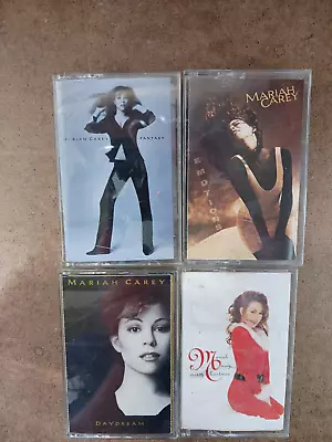 Mariah Carey Cassette Tapes Lot Of 4: Daydream Emotions Fantasy Christmas. • $14.99