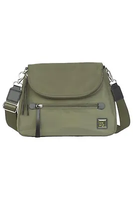 IHKWIP City Saddle Medium Crossbody Military Olive • $47.99