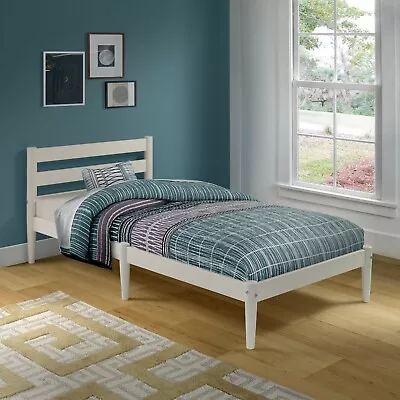 Factory Direct Solid Wood MidCentury Bed Frame - Twin Size • $169.99