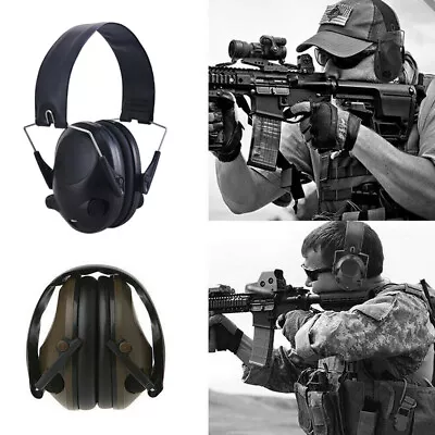 USA Military Soundproof Earmuffs Electronic Ear Muffs Shooting Hearing Protect • $28.98