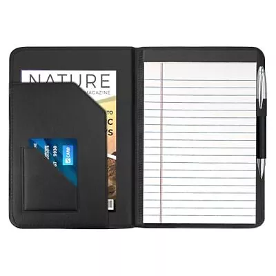 Junior Padfolio Folder - A5 Portfolio Binder Case With 5 X 8 Writing Pad And ... • $22.10