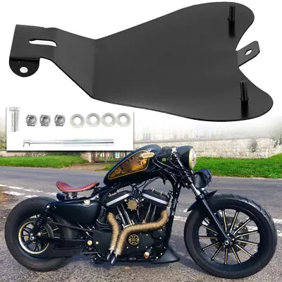 Motorcycle Solo Seat Base Plate Kit For Harley Chopper Bobber Sportster 1200 883 • $19.69