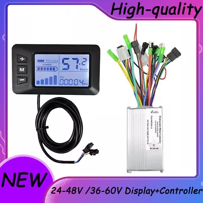 24/36/48/60V 350W E-bike G51 LCD Display 6 Tube Electric Bike Controller Parts • $45.99