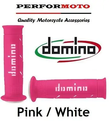 Domino XM2 Grips Pink / White To Fit Cagiva Canyon 500 • £22.75