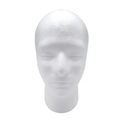 $6.74 • Buy Foam Male Mannequin Head Wigs Glasses Hat Display Holder Stand Photograph Props