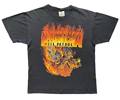 Vintage 90s Pantera Hell Patrol Tour Metal Band Tshirt • $165