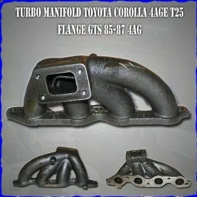 999-Cast Turbo Exhaust TURBO T2 Manifold For Corolla 4AGE 4AG 4AGZE • $360.91
