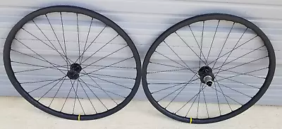 700c  Mavic Open Pro Disc  Wheels 142mm X 12mm 100mm-12 Centerlock  UST Tubeless • $329.99