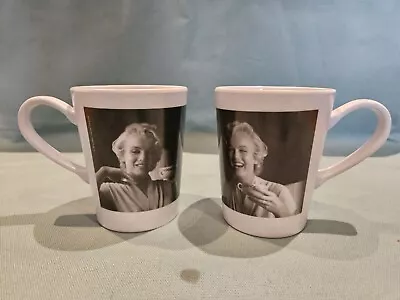 Marilyn Monroe Set Of 2 Shaw Family Archives Decorated Melamine Cups Picnic GC • £7.99