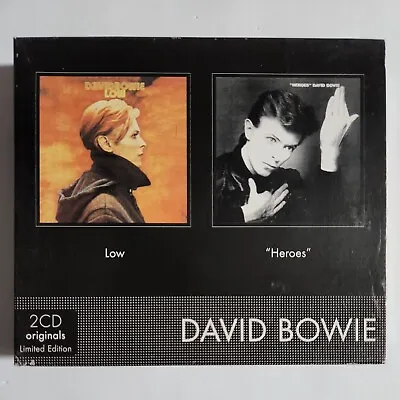 DAVID BOWIE - 'Low/Heroes' RARE LIMITED EDITION 2 Disc CD Album MINT 1999 EMI • $50.99