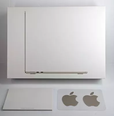 2024🍎Apple MacBook Air 13 Inch Starlight A3113 EMPTY BOX ONLY & Stickers Insert • $19.99