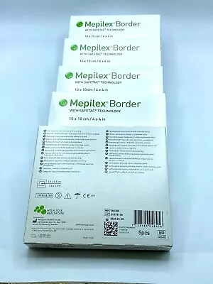 Molnlycke 295300 Mepilex Border 4 X 4 In. 5 Boxes Of 5  Exp. 01/2025 • $79.99