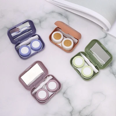 £3.70 • Buy Colored Contact Lenses Box Eyes Contact Lens Container Contact Lens Case Mirror