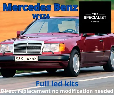 For MERCEDES W124 84-95 Instrument GREEN Illumination - FULL 31 LED KIT • $48