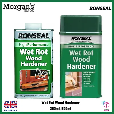 £18.15 • Buy Ronseal Rotten Door Window High Performance Wet Rot Wood Hardener  250ml | 500ml