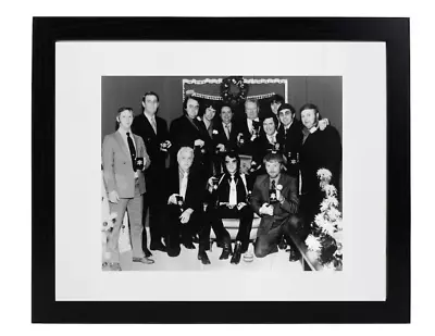 Elvis Presley And His Memphis Mafia Classic Retro Matted & Framed Picture Photo • $59