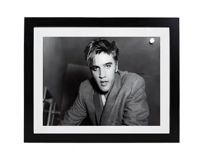 Elvis Presley At Ellis Auditorium In Memphis 1956 Matted & Framed Picture Photo • $59