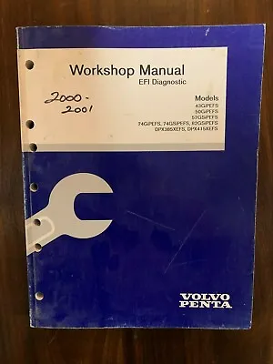 Genuine Volvo Penta Efi Diagnostic Manual     7797354    1999 • $29.95