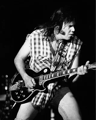 $4.99 • Buy 1984 Canadian Singer NEIL YOUNG Glossy 8x10 Photo Music Print Guitar Poster