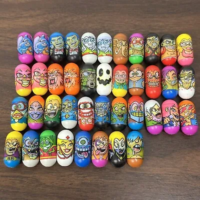 Mighty Beanz 2004 Mixed Lot 41 Beans Ghost Bot Seal Ninja Granny Swimmer Stinky • $40