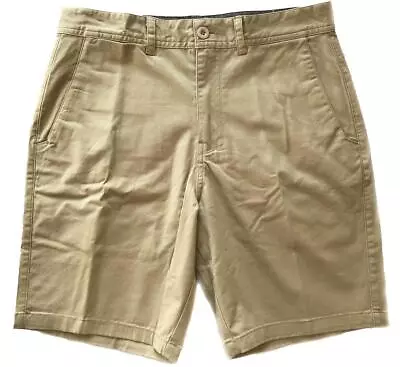 Sunday Society Mens 38 ESSENTIAL CHINO WALKSHORT Shorts Bermuda - QWAEA2 Safari • £17.50