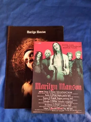 Marilyn Manson Japan Tour Book/promo Flyer 2001 • £50.35