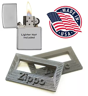 Display Stand Sturdy Base Holder For Zippo Lighter 2-pack Black • $7.59