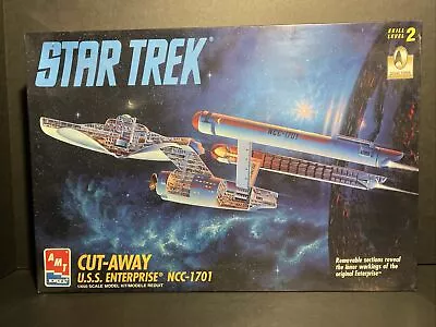 1995 AMT Ertl Star Trek Cut-away U.S.S. Enterprise NCC-1701 Model Kit - Sealed • $41.25