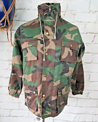£25 • Buy Vintage Sherwood Green Woodland Camouflage Jacket Size Large