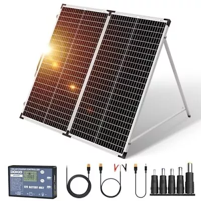  Portable Foldable 18v Solar Suitcase Monocrystalline Folding Solar Panel 150W • $249.91