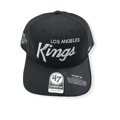 '47 Los Angeles Kings MVP DP Vintage Replica Script Adjustable Snapback Hat Cap • $37.99